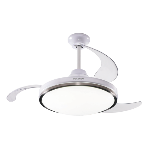 [784137] Ventilador de Techo Peabody Retractil con luz LED